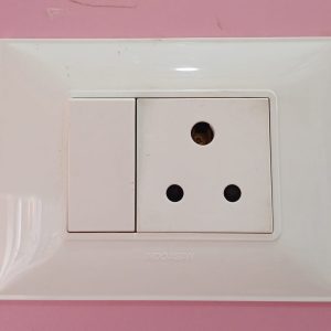 Indoasian 6-amp one way switch white